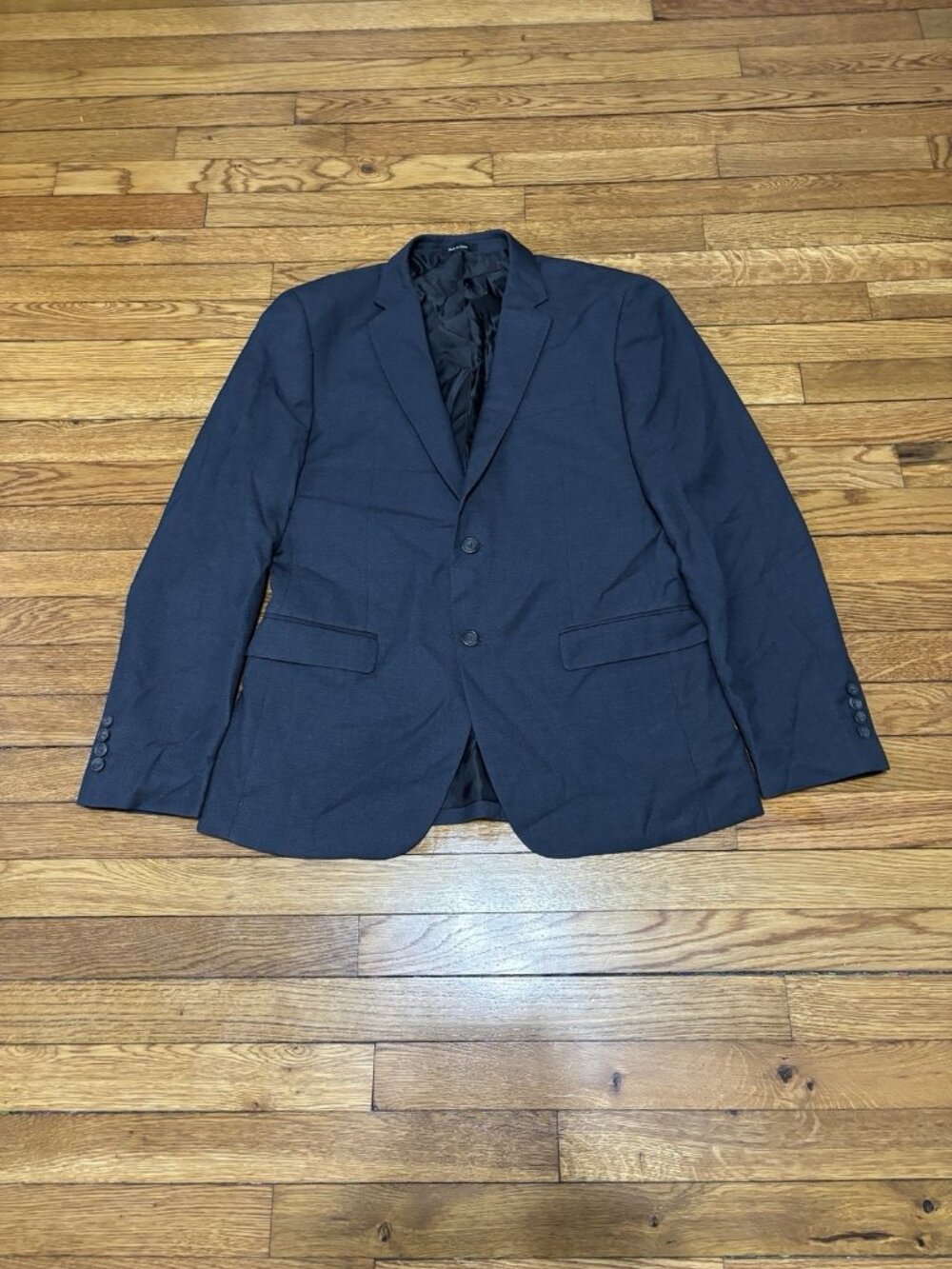 Egara Mens Blazer Jacket Size 40R Extreme Slim Fit Gray 2 Button Sport Coat